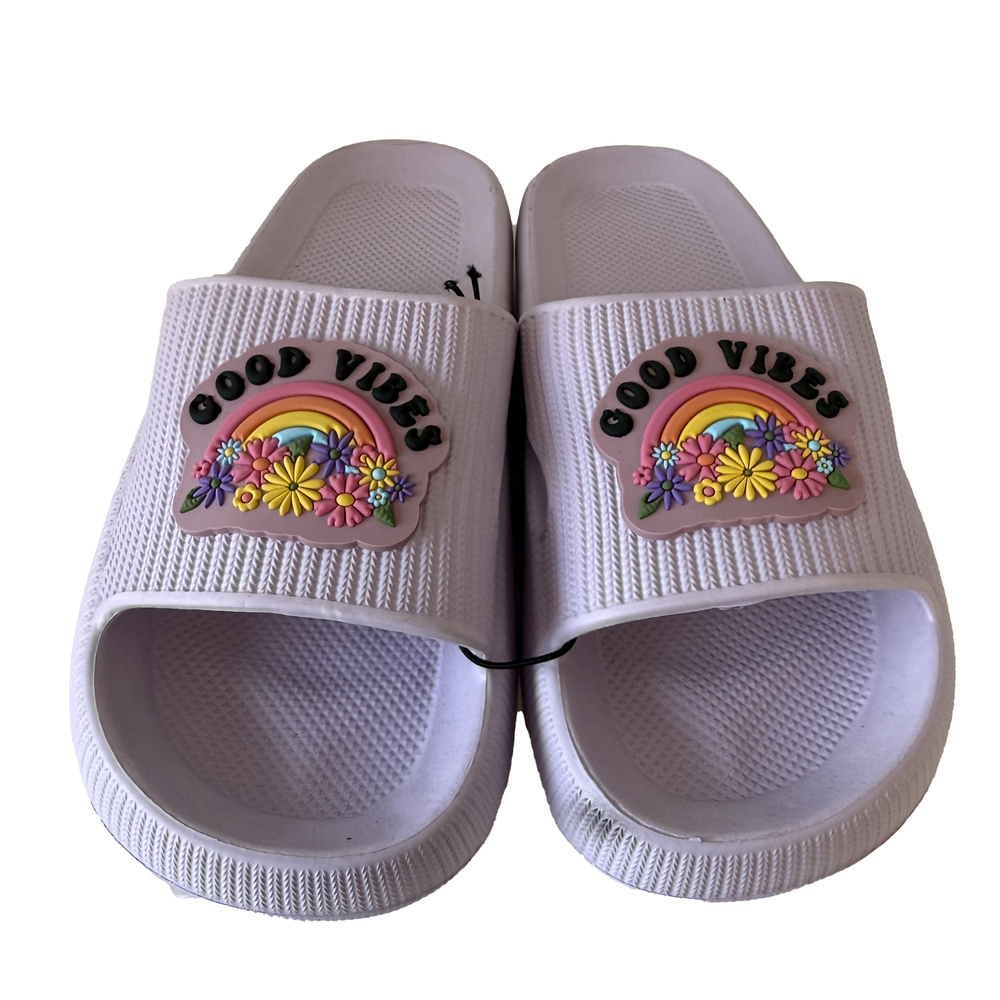 Living Royal Girls Purple Sandals size: 8-10 Women's - Picture 2 of 2